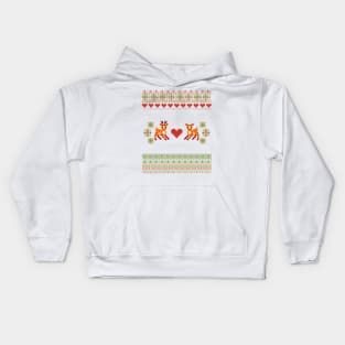 Rudolph And Clarice Kids Hoodie